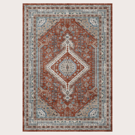 Bazaar Mikrofaserteppich Rost – Stilvolles Design für Ihr Zuhause 1