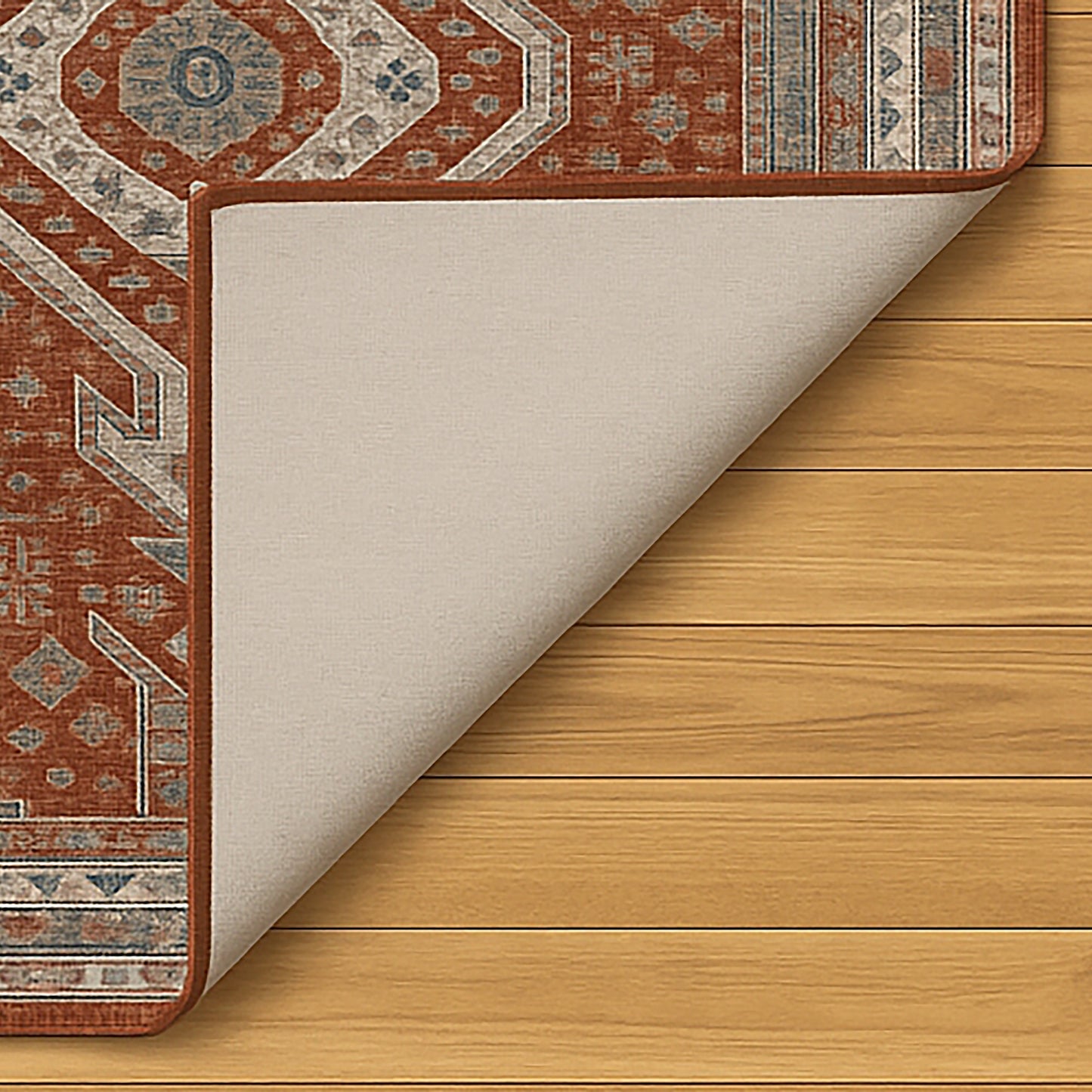 Bazaar Mikrofaserteppich Rost – Stilvolles Design für Ihr Zuhause 4