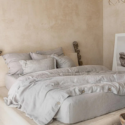 Bettwäsche Set Aus 100 % Leinen – Luxuriöser Schlafkomfort Für Jedes Schlafzimmer 1
