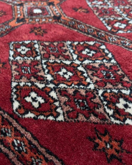Buchara Vintage Teppich 230x236 cm – Handgefertigter Wollteppich Für Warme Räume 1
