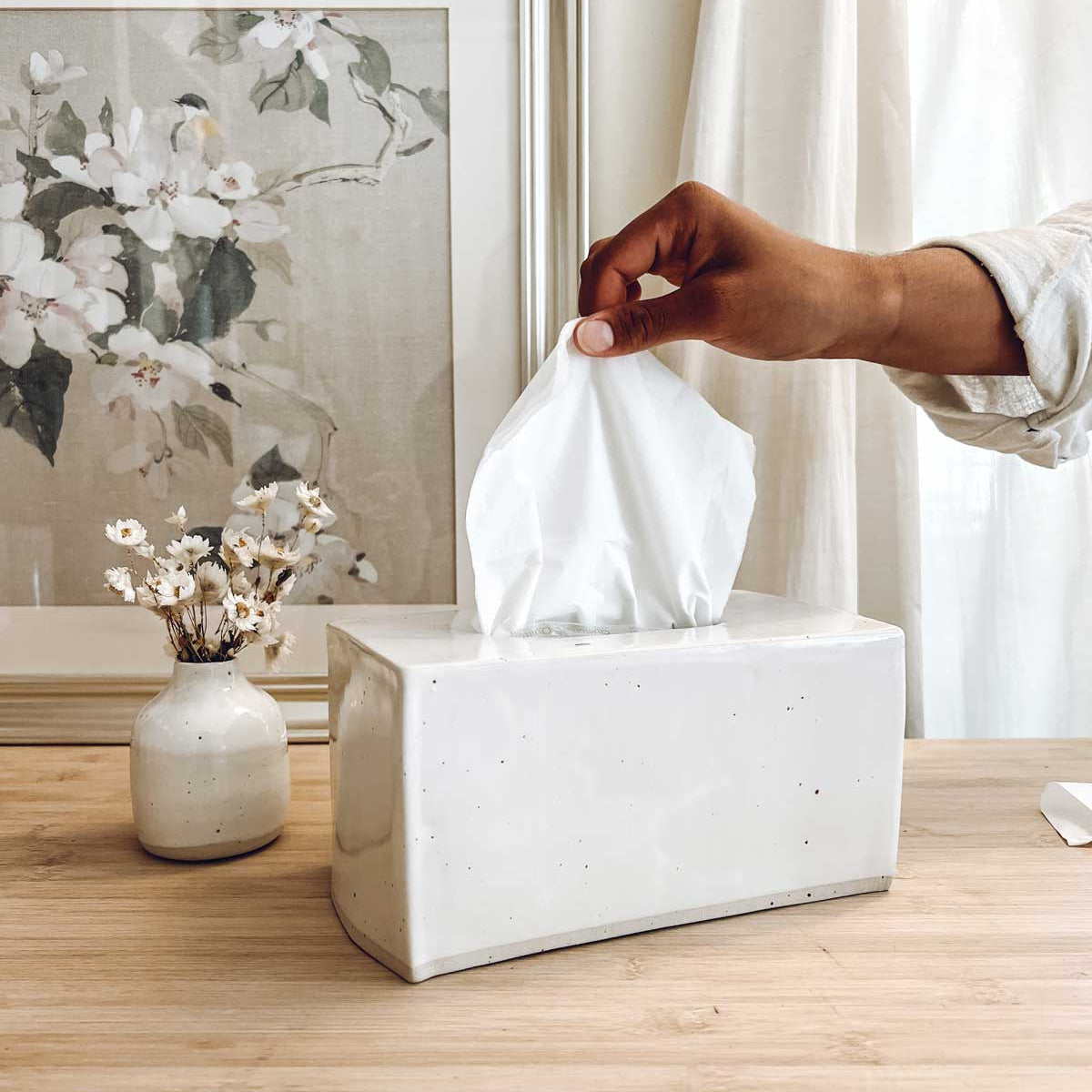 Elegante Taschentuchbox-Abdeckung Steingut – Stilvolle Lösung Für Ihre Räume 5