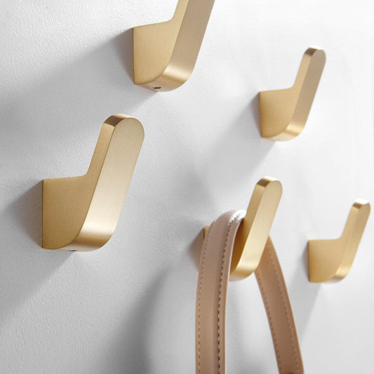 Elegante Wandhaken Aus Goldenem Messing – Stilvolle Aufbewahrung Für Ihr Zuhause 1