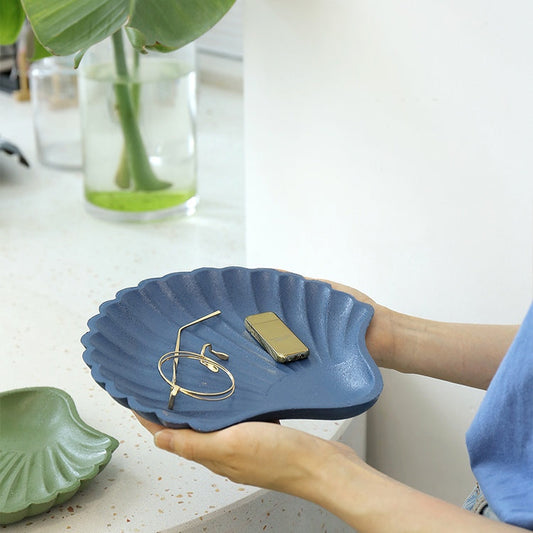 Elegantes Serviertablett Aus Muschelholz – Stilvolle Lösung Für Snacks Und Dekoration 5