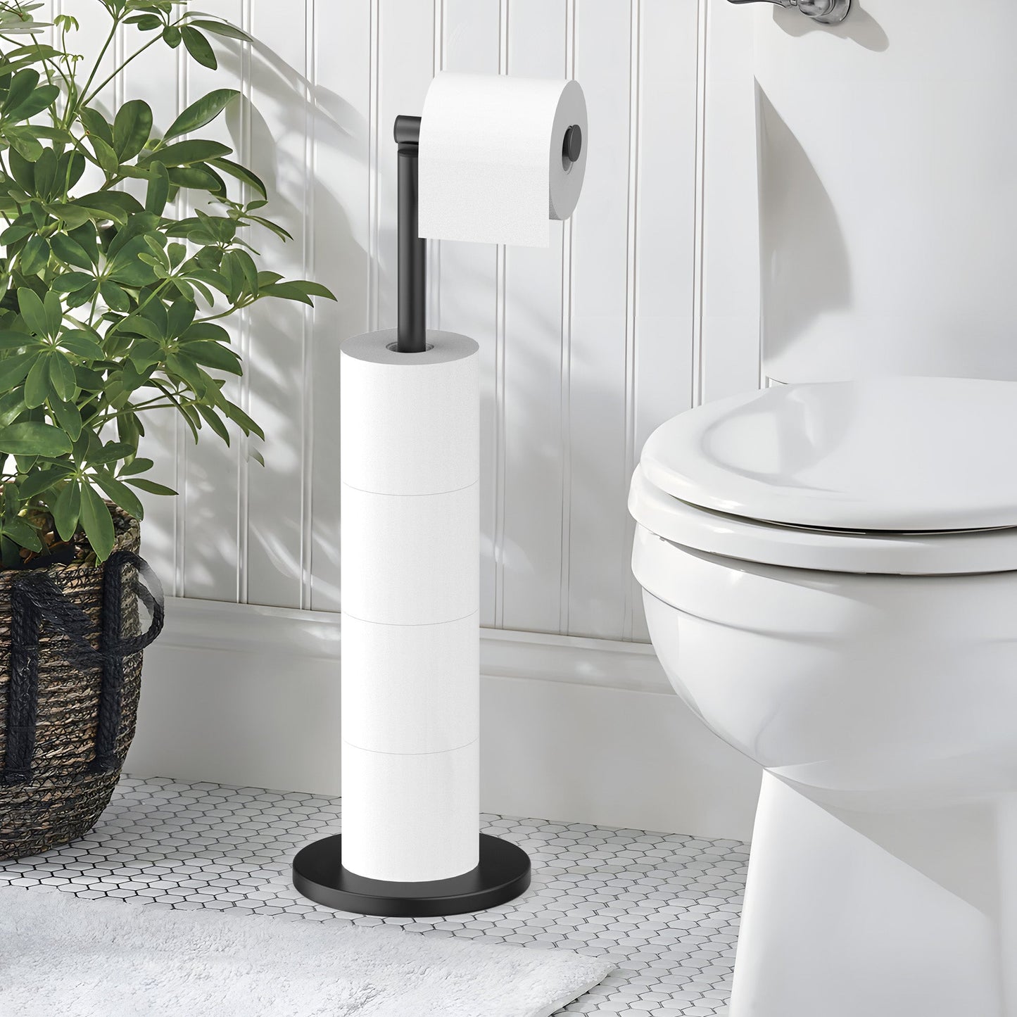 Freistehender Toilettenpapierhalter Edelstahl – Elegante und Praktische Badezimmerlösung 6