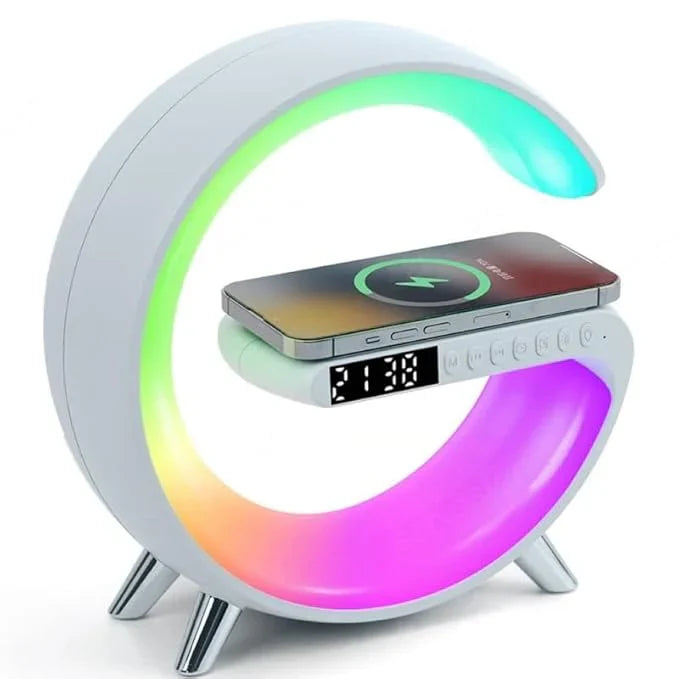 G-förmige LED Lampe Mit Lautsprecher – Multifunktionale Eleganz Für Ihr Zuhause 7