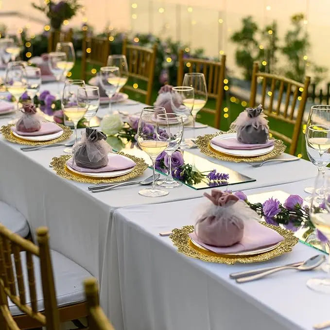 Goldene Platzplatte 6 Stück – Elegante Akzente Für Festliche Anlässe 3