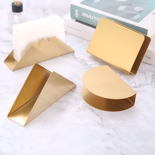 Goldmetallischer Serviettenhalter – Elegante Tischdekoration für Jeden Anlass 1