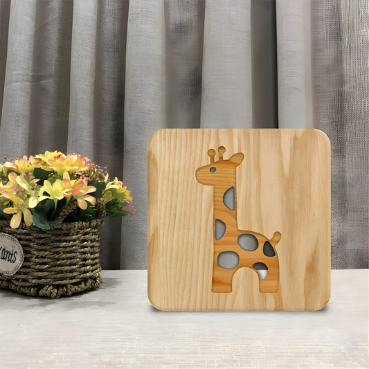 LumaCarve Giraffe LED Nachttischlampe – Beruhigendes Licht Für Fantasievolle Nächte 1
