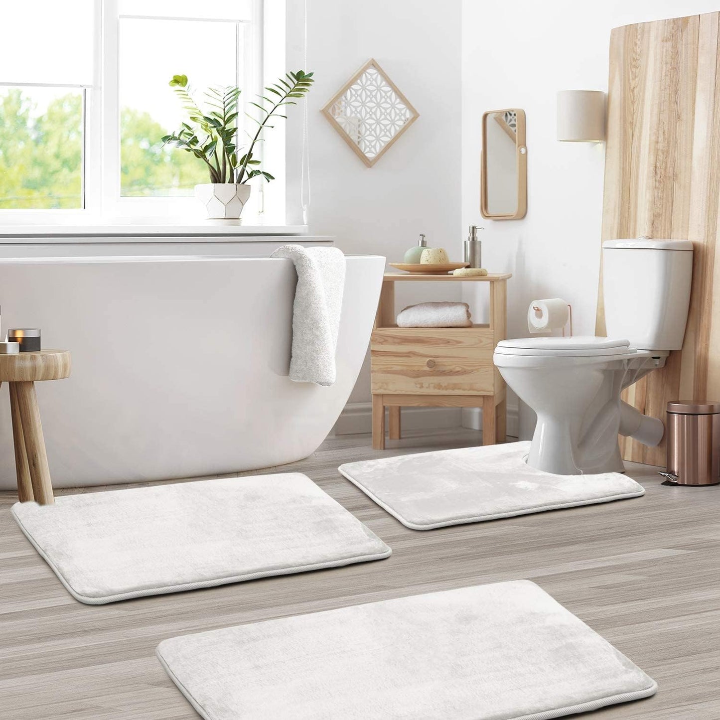 Luxuriöse Samt-Memory-Schaum-Badematte – Rutschfester Komfort Für Ihr Badezimmer 6