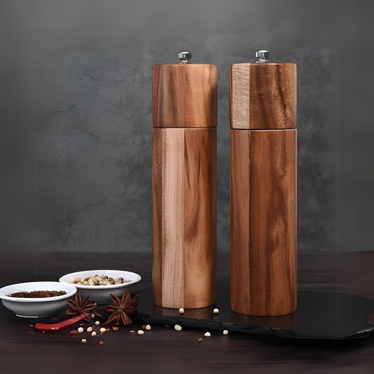 Minimalistische Gewürzmühle Aus Holz – Stilvolles Würzen Für Ihre Küche 1