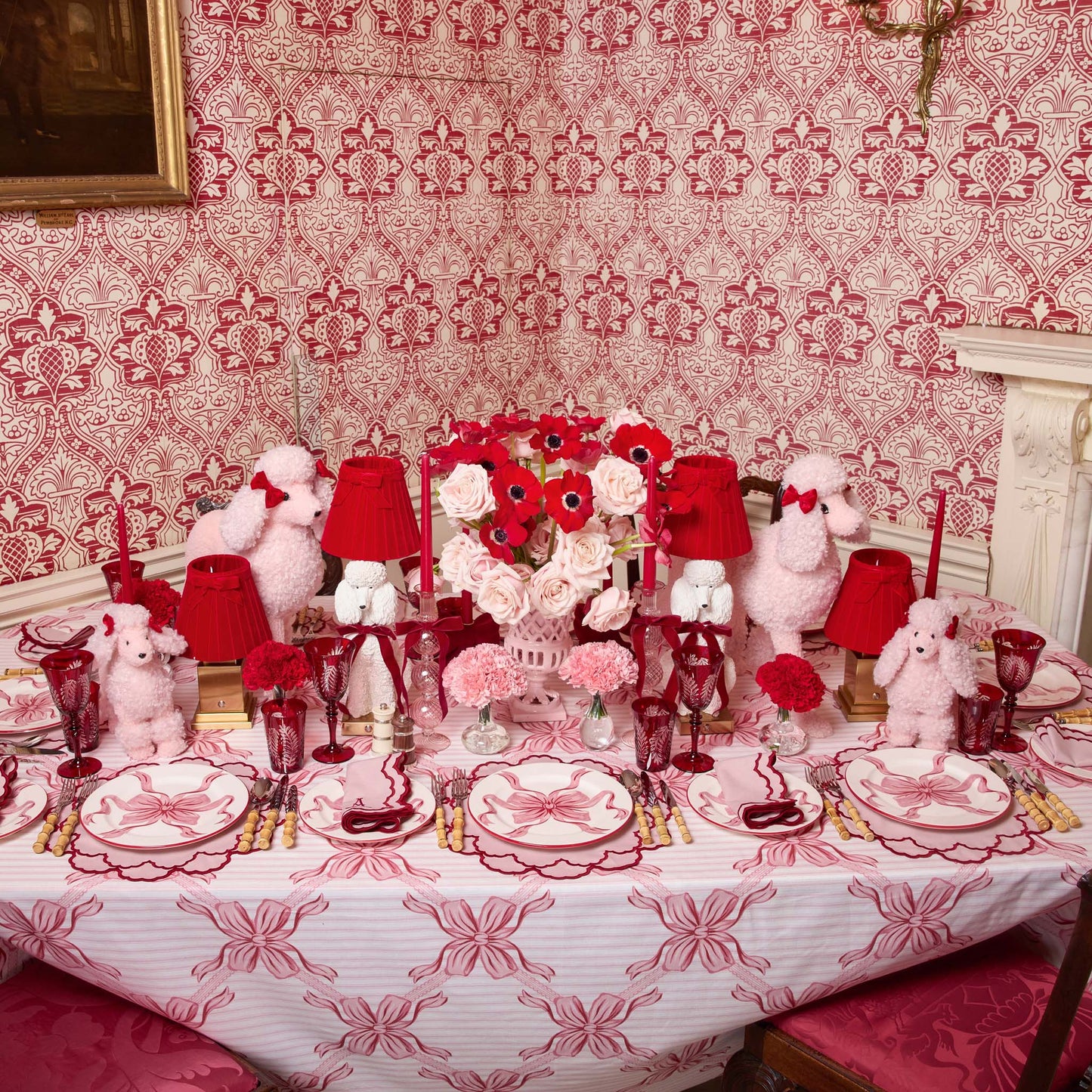 Mrs. Alice Servietten Set Pink Rot – Elegante Akzente Für Romantische Anlässe 7