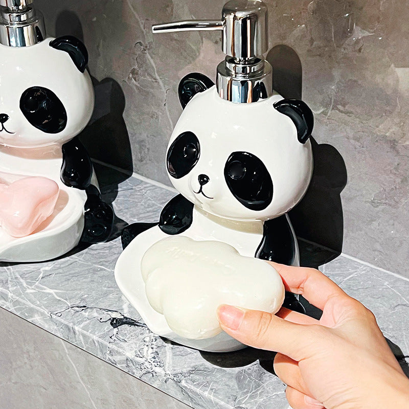 Panda 2-in-1-Seifenspender – Charmantes Design für Saubere Hände 7