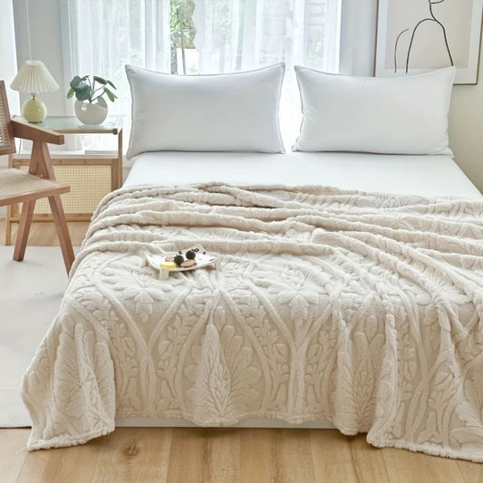 **Paris Weave Jacquard-Fleecedecke – Elegante Gemütlichkeit für Ihr Zuhause** 1