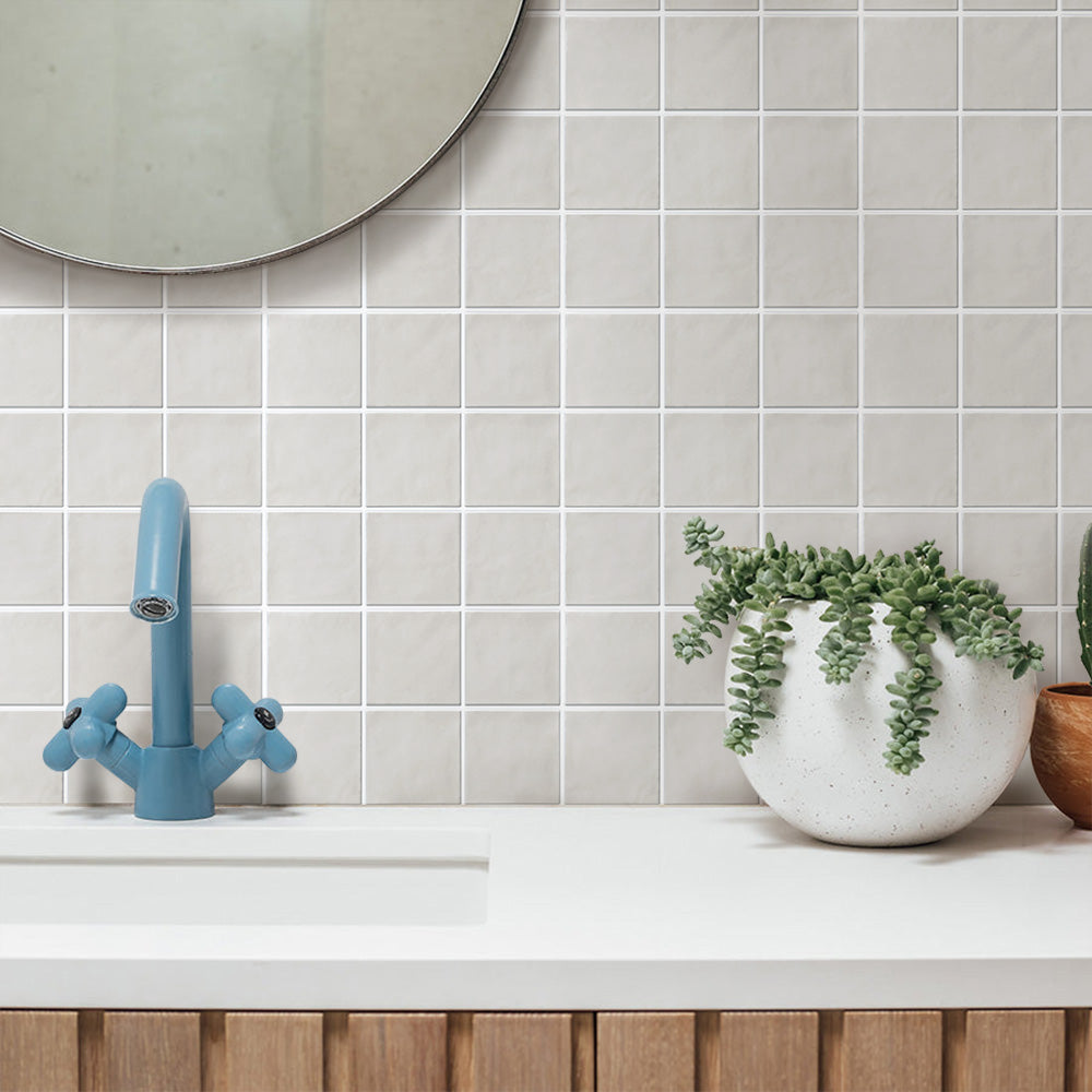 Quadratische 3D-Wandfliese Nebelgrau – Modernes Design Für Jeden Raum 4