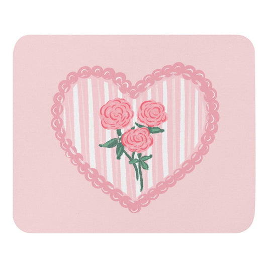 Rosa Mauspad Stiele Streifen – Elegantes Design Für Stilbewusste Gamer 1