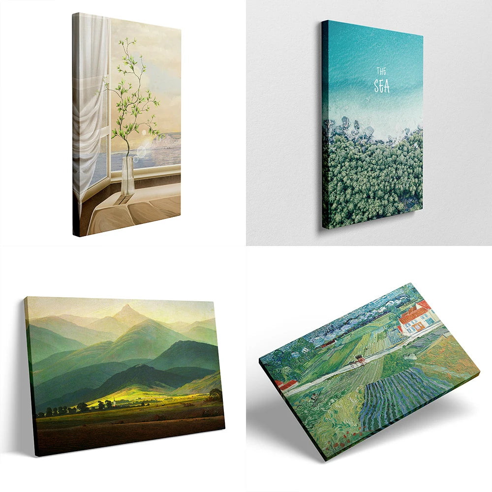 Set Mit 3 Holzrahmen Für Leinwanddrucke – Stilvolle Präsentation Ihrer Kunstwerke 7
