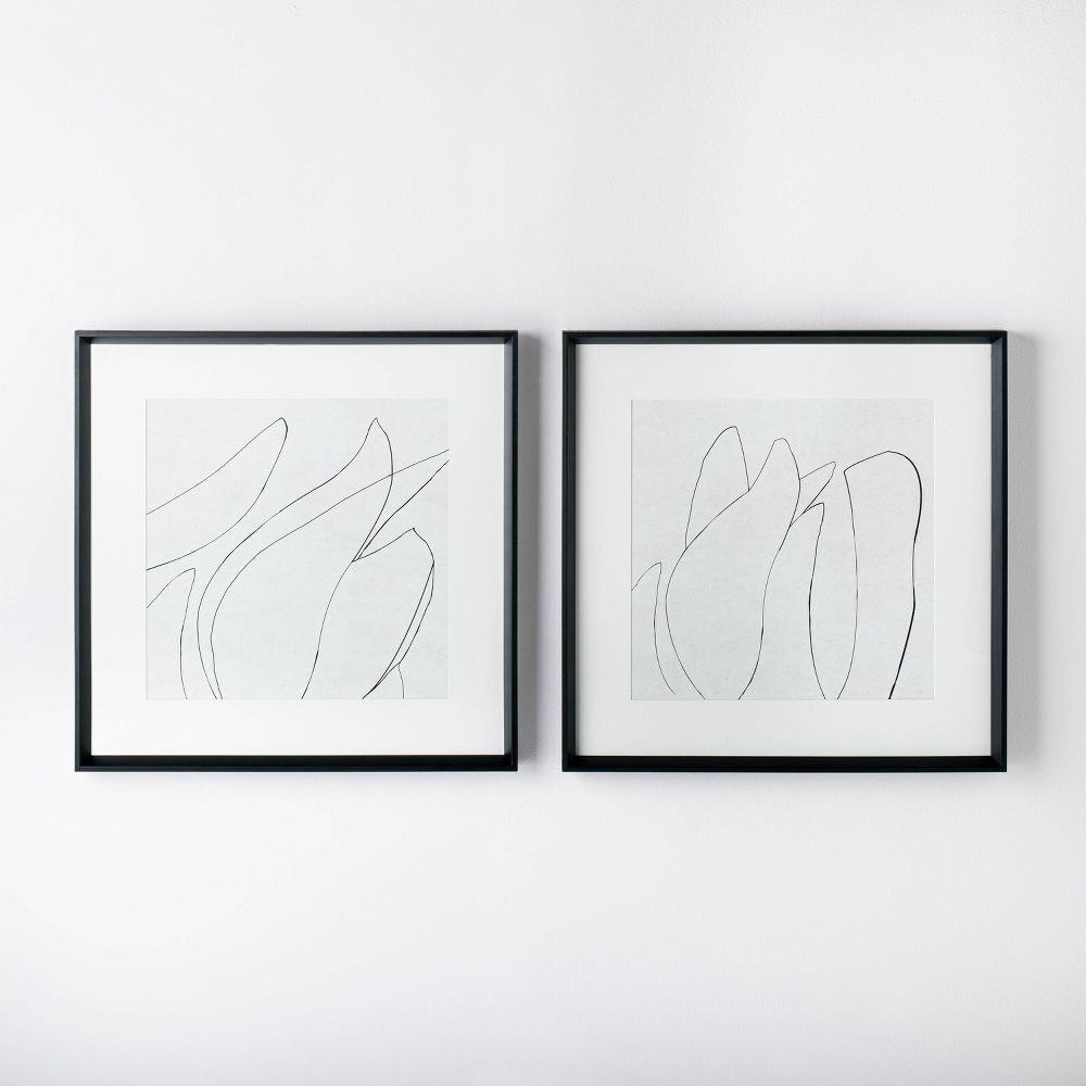 Skizzen-Kunstdruck Schwarz/Weiß 2er-Set – Elegante Wandkunst Für Jedes Zuhause 0
