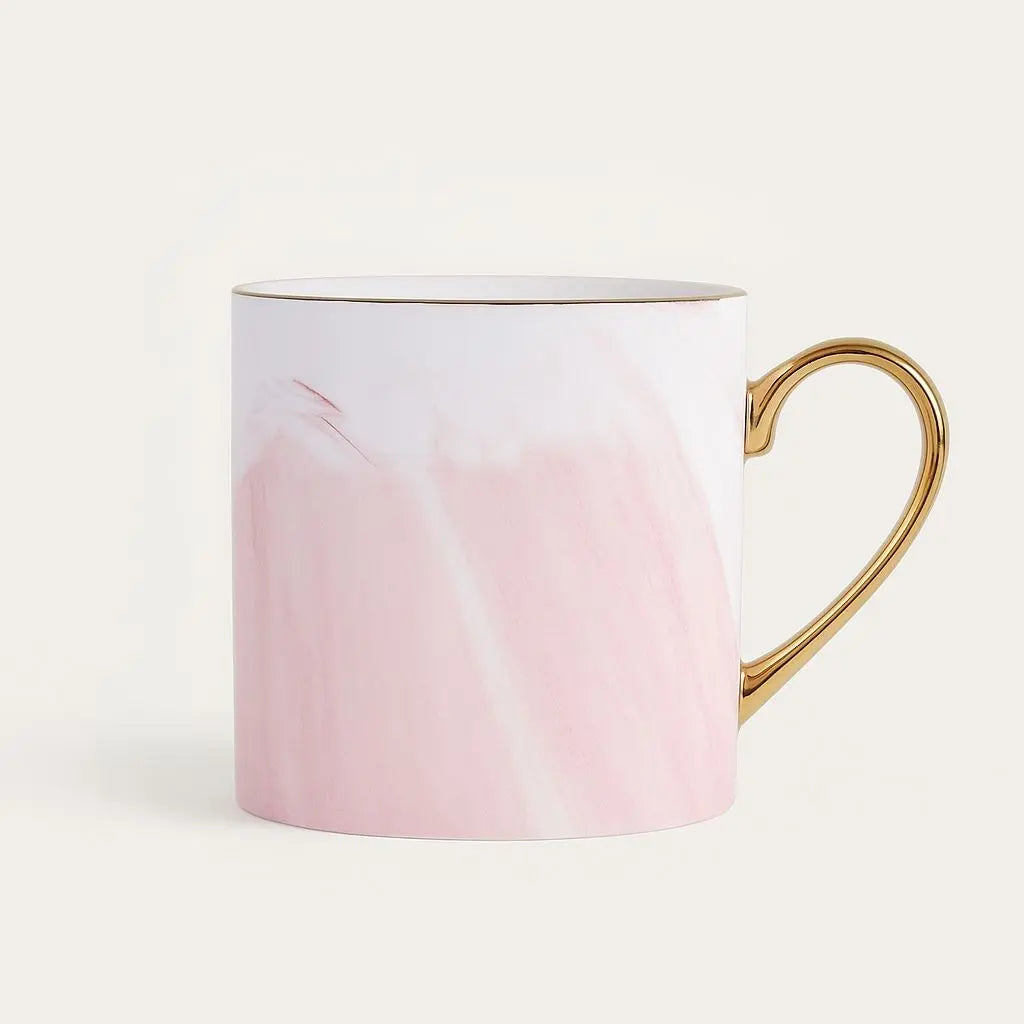 Sophia Marmor-Kaffeetasse Mit Goldenem Griff – Stilvolles Design Für Kaffeemomente 4