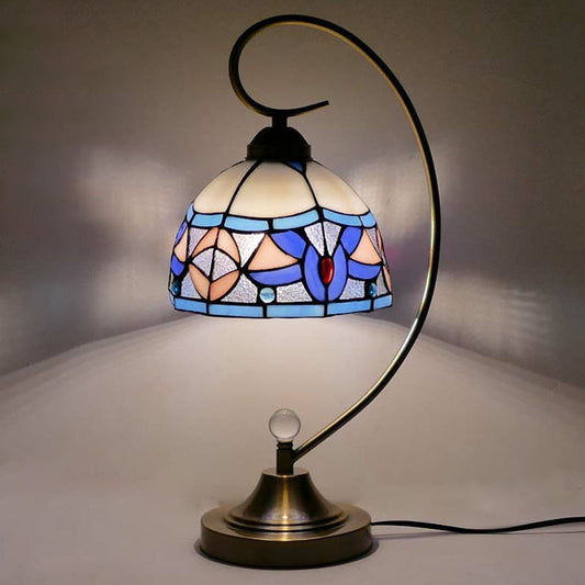 Tiffany Schwanenhals-Tischlampe – Zeitlose Eleganz für Ihr Zuhause 1