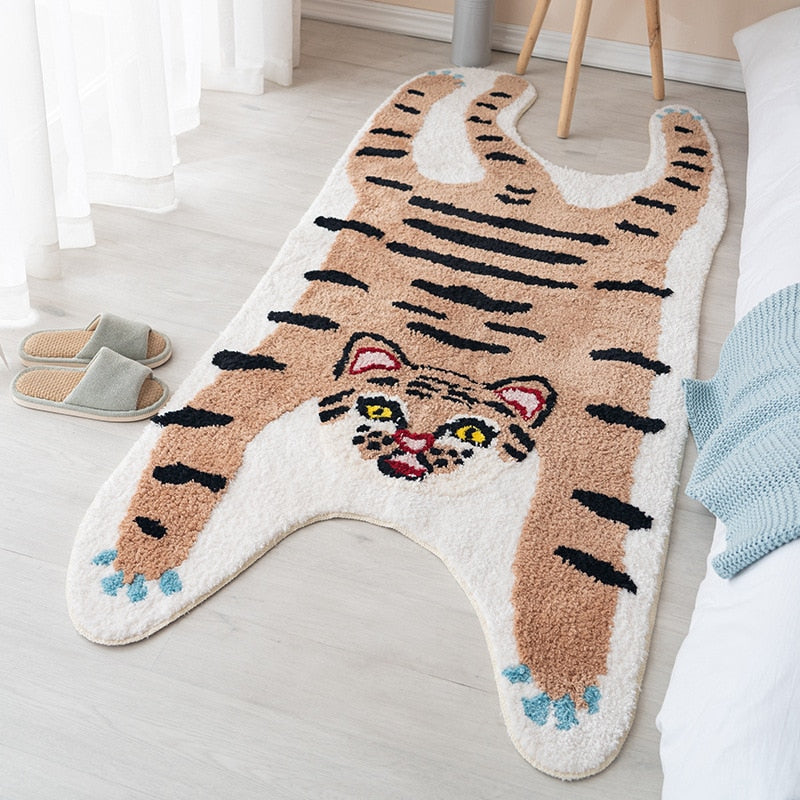 Tiger Teppich – Flauschiger Komfort für Einzigartiges Ambiente 0
