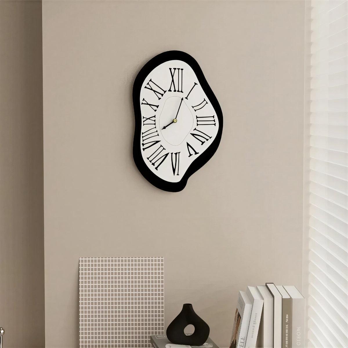 **Von Dali Inspirierte Schmelzende Wanduhr – Surrealistisches Kunstwerk für Ihr Zuhause** 2