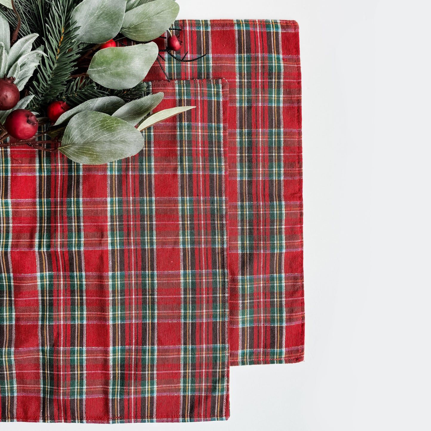 Weihnachtliches Stofftischset Set – Festliche Stimmung Für Ihre Feiertagsmahlzeiten 5