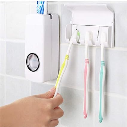 Zahnpastaspender Und Bürstenhalter Set – Hygienische Lösung Für Ihr Badezimmer 6