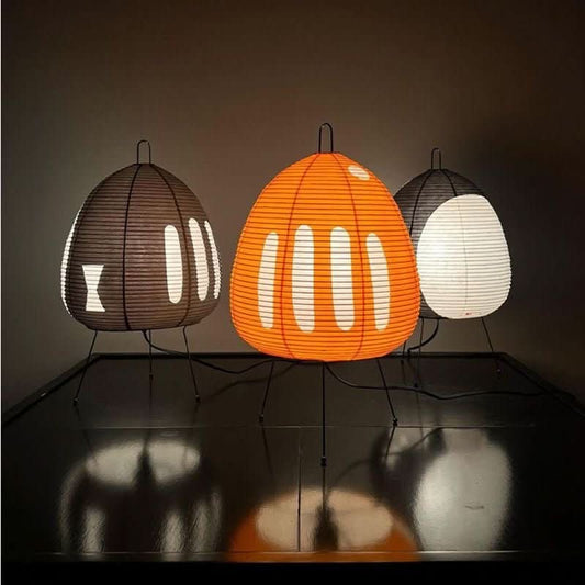 Zenora Tischlampe Reispapier Wabi-Sabi – Sanftes Licht Für Entspannte Momente 1