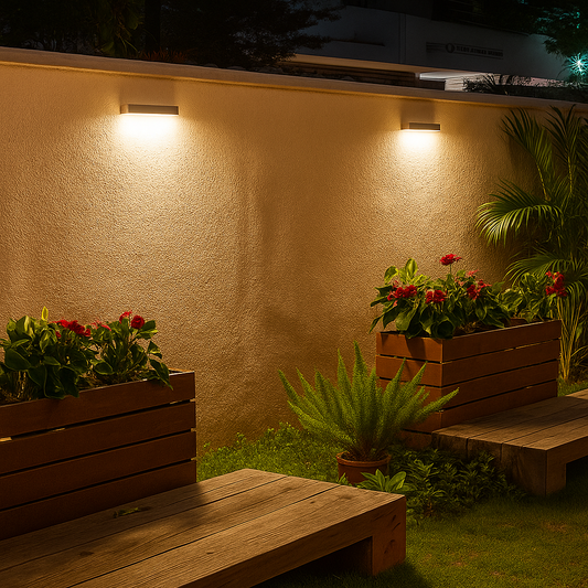 Zyro Villa Wandlampe – Stilvolle Solar-Beleuchtung für Außenbereiche 2