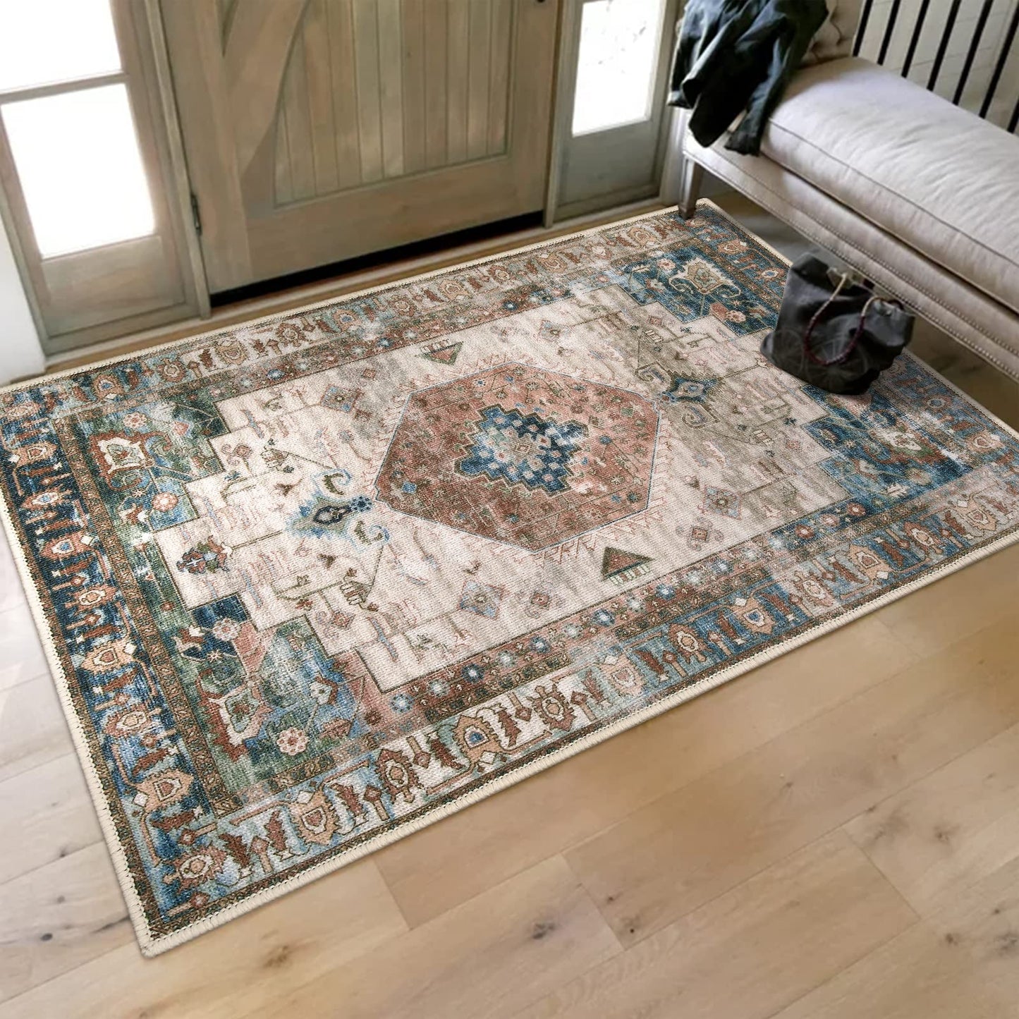 <strong>SOFT RUG Fußmatte Retro-Stil</strong> – <strong>Elegante Vintage-Gestaltung für jeden Eingangsbereich</strong> 11
