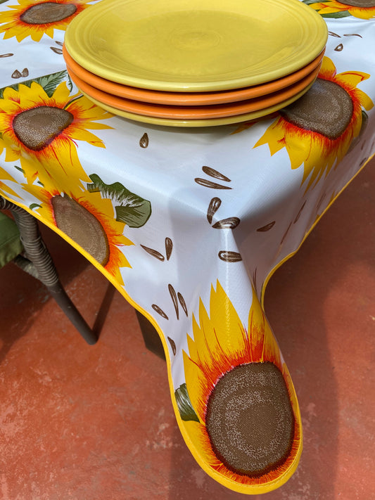<strong>Sonnenblumen Wachstuch Tischdecken</strong> – Praktische und Stilvolle Tischgestaltung 1