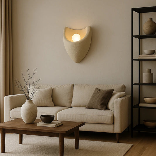 <strong>Wandleuchte Wabi-Sabi Stil</strong> – Elegantes Design für Gemütliche Atmosphären 1
