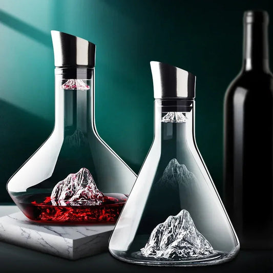 **1500 ml EISBERG-DEKANTER VINKANNA – Kreativer Luxus für Ihr Weinerlebnis** 2