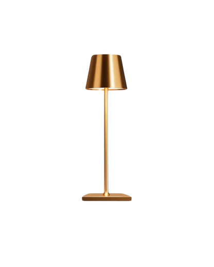 Schlanke Tischlampe Kegelschirm - Stilvolles Licht