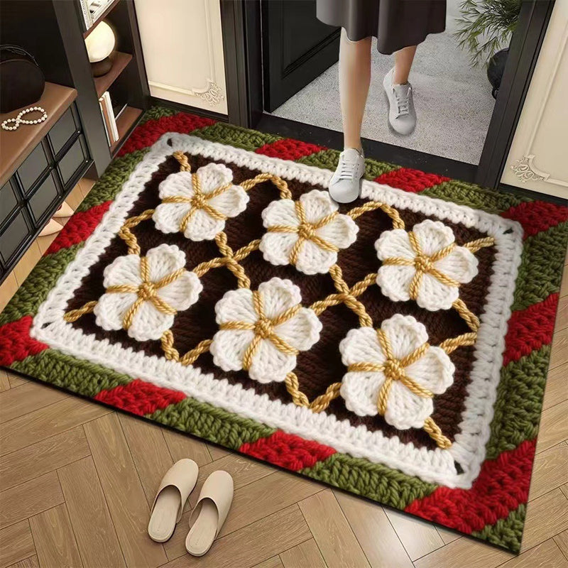 3D-Floral-Garn Bodenmatte – Stilvolle Eleganz Für Jeden Raum 11