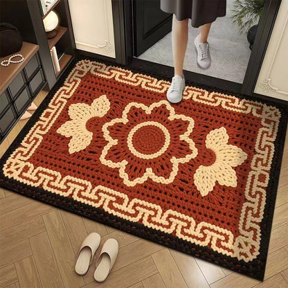 3D-Floral-Garn Bodenmatte – Stilvolle Eleganz Für Jeden Raum 12