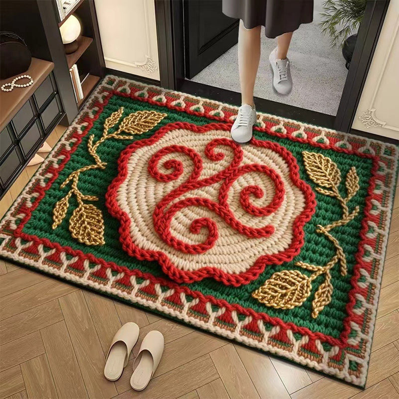 3D-Floral-Garn Bodenmatte – Stilvolle Eleganz Für Jeden Raum 26