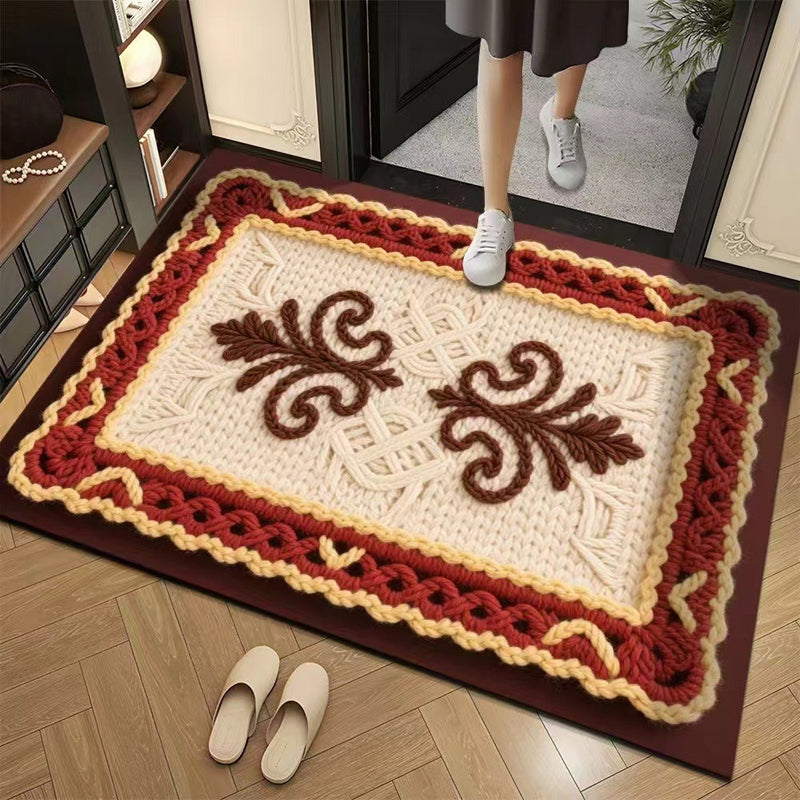 3D-Floral-Garn Bodenmatte – Stilvolle Eleganz Für Jeden Raum 27