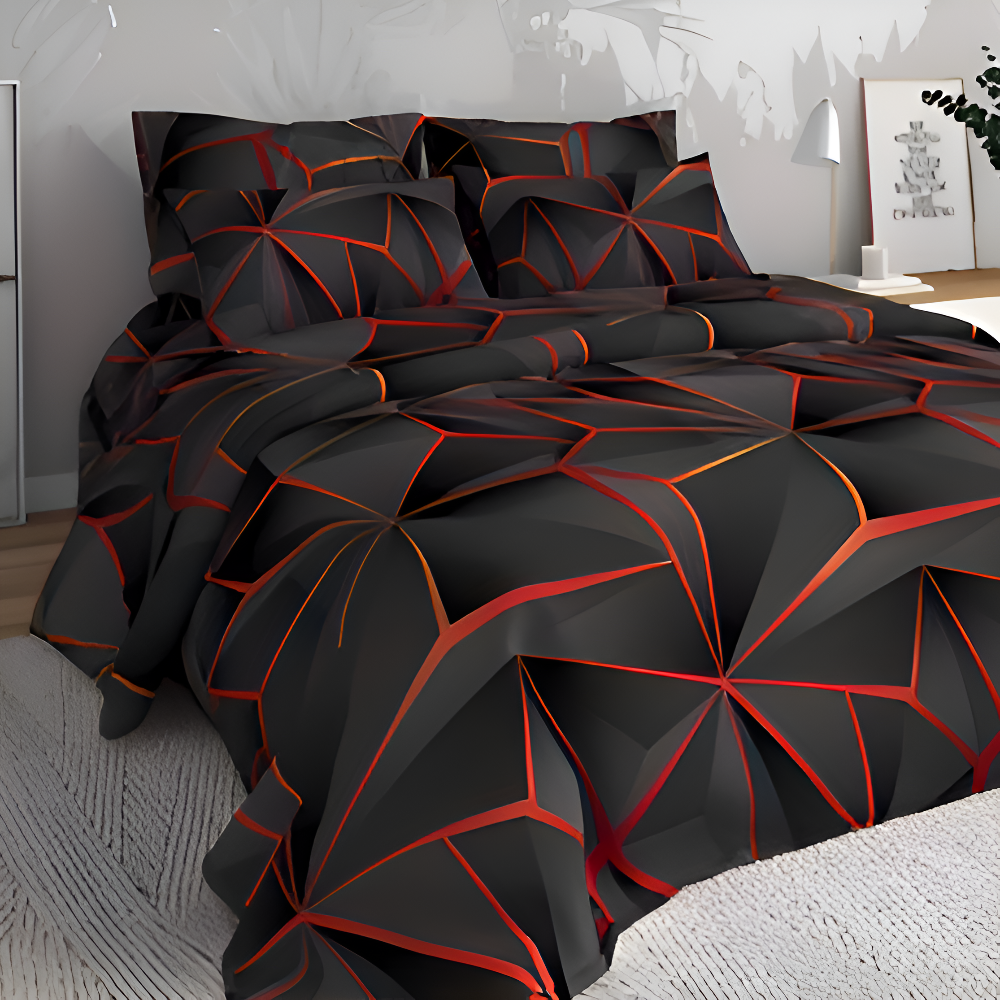 3D-Plaid Bettwäsche Set – Luxuriöser Stil Für Ihr Schlafzimmer 7