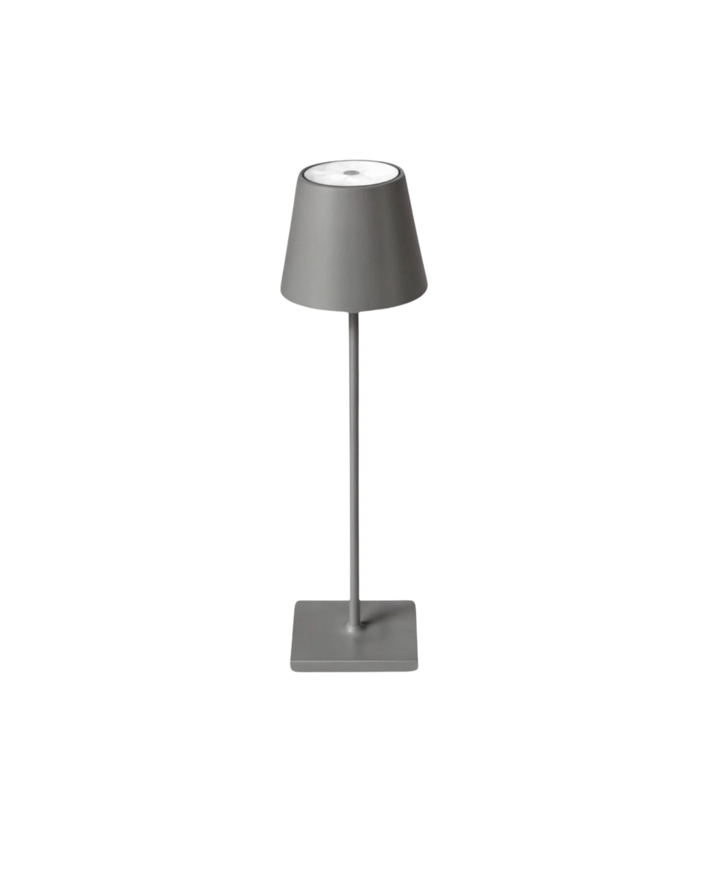 Schlanke Tischlampe Kegelschirm - Stilvolles Licht