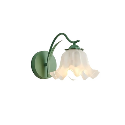 Blumen-Wandleuchte - Romantisches Retro-Design