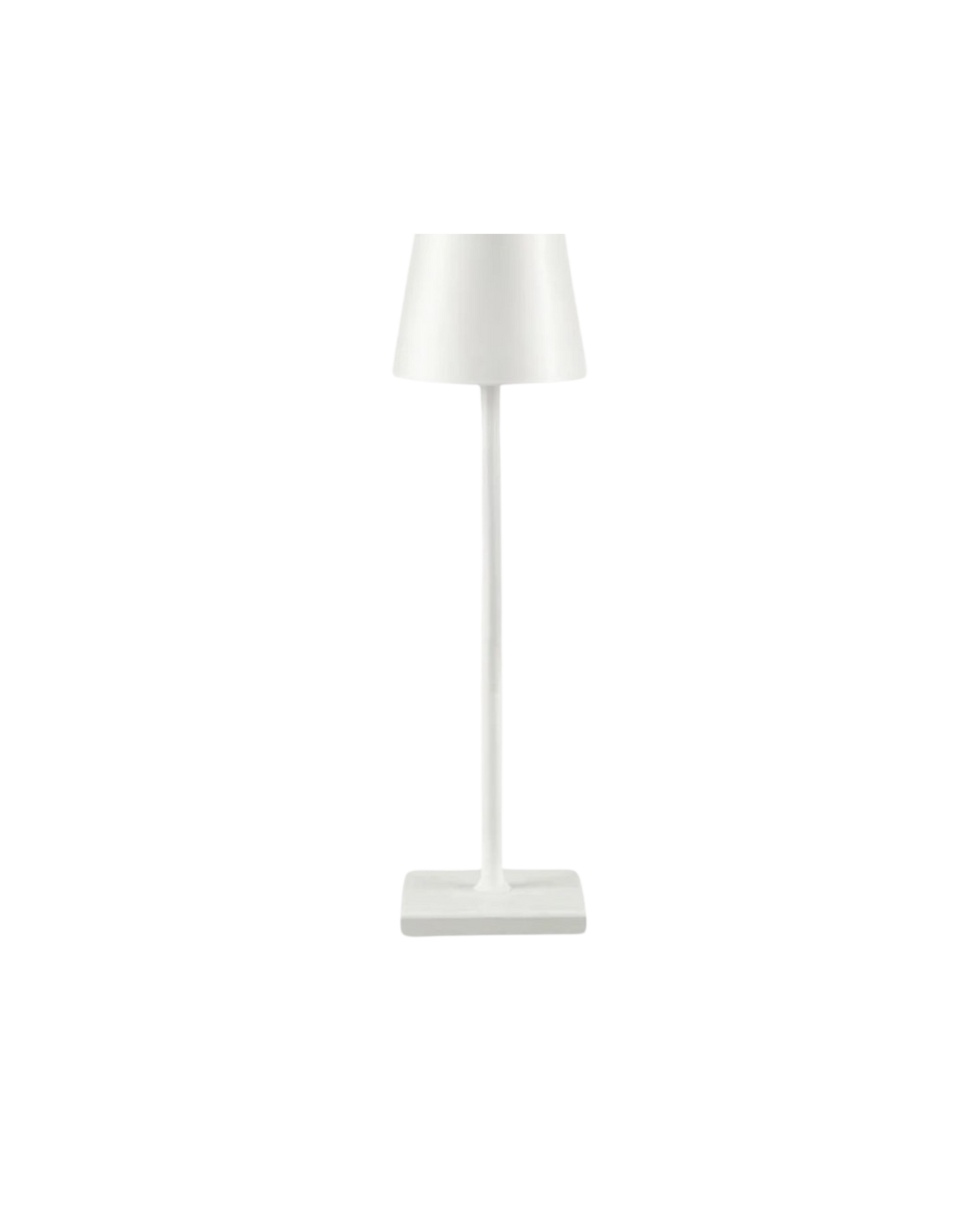 Schlanke Tischlampe Kegelschirm - Stilvolles Licht
