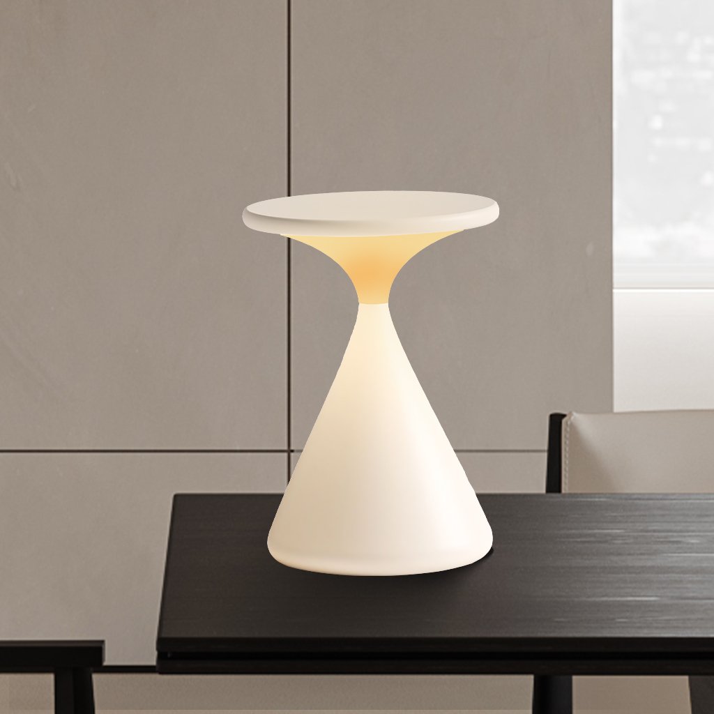 AERON HOURGLASS AKKU TISCHLEUCHTE – Flexibles Licht Ohne Kabel Mit Dimmer 1