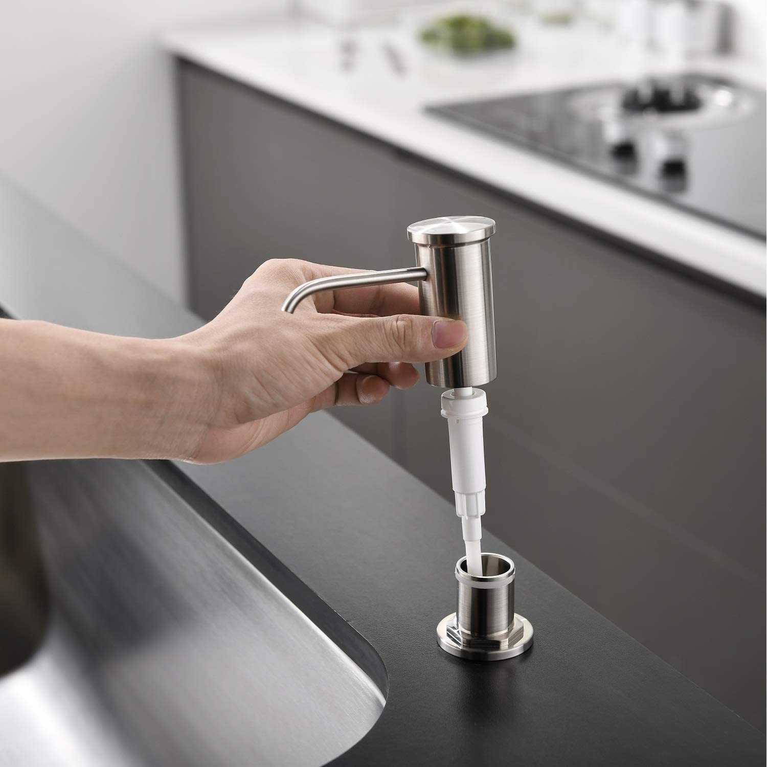 APPASO Seifenspender Edelstahl – Elegantes Design Für Ihre Küche 3