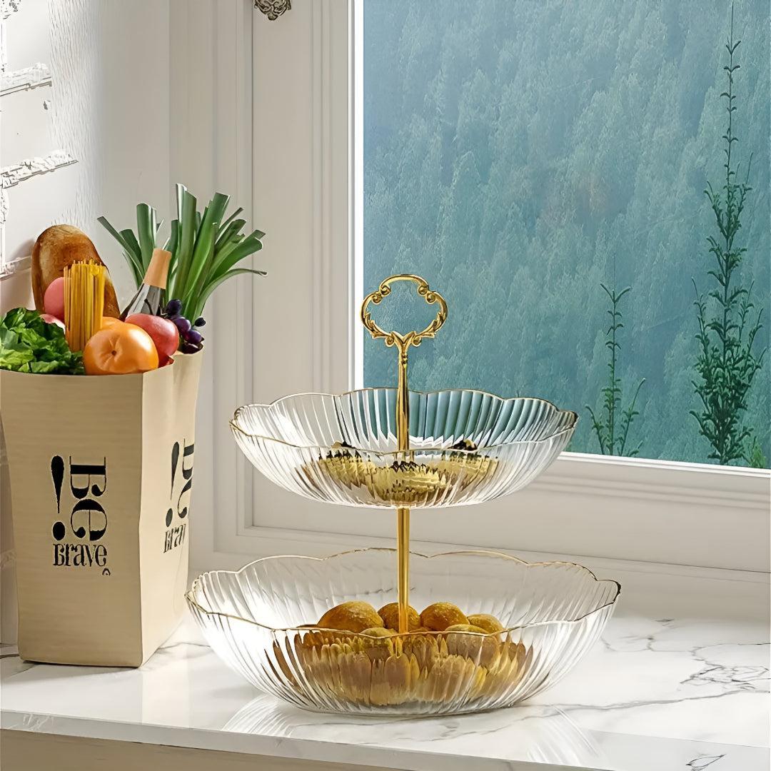 Abgestufter Obstschalen-Organizer – Elegante Ordnung Für Ihre Küche 2