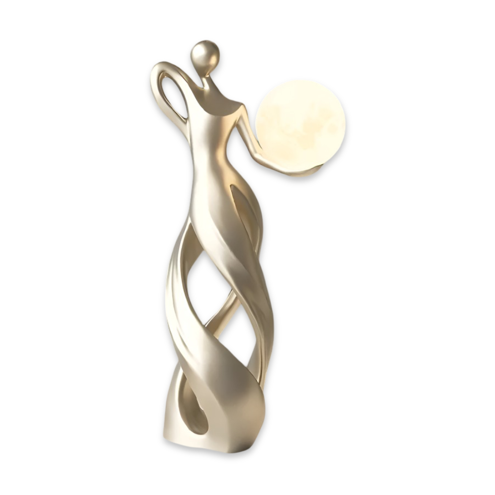 Abstrakte Mädchen Deko Figur – Elegante Harzskulptur Für Stilvolle Akzente 10