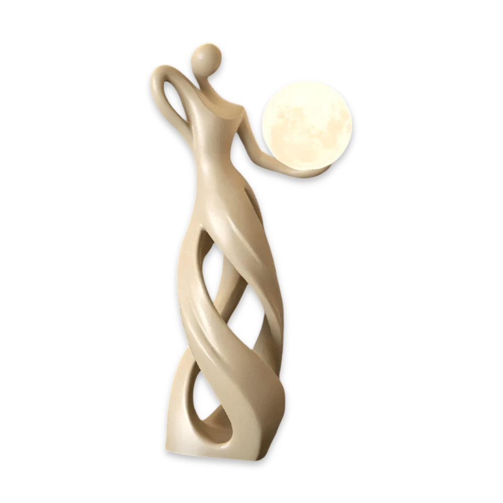 Abstrakte Mädchen Deko Figur – Elegante Harzskulptur Für Stilvolle Akzente 9