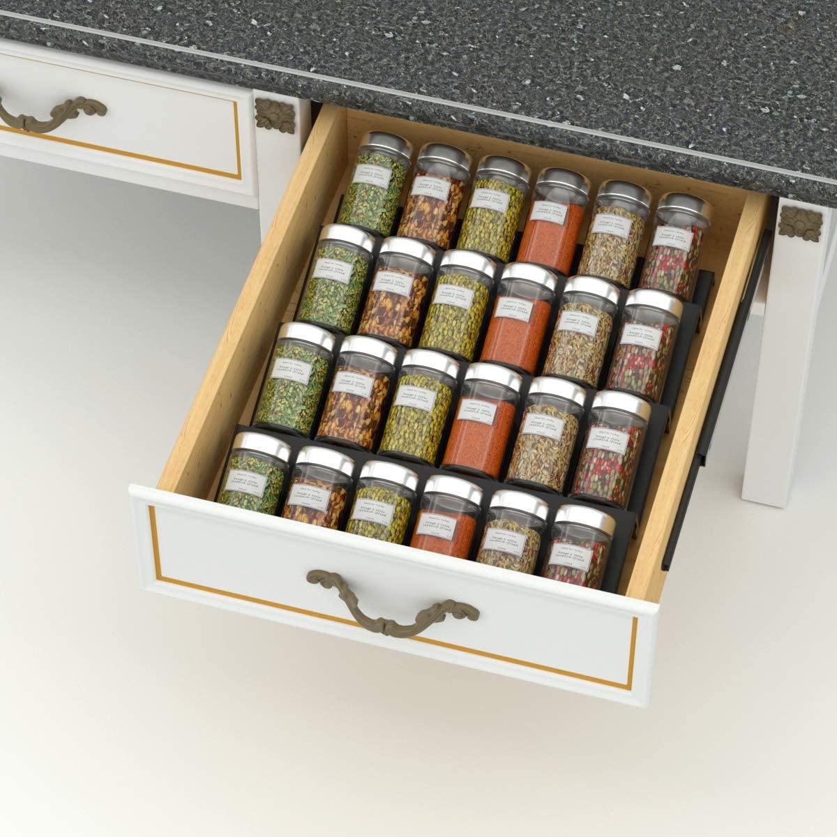 Acryl-Gewürzregal 4-Stufig – Praktische Organisation Für Ihre Küche 3