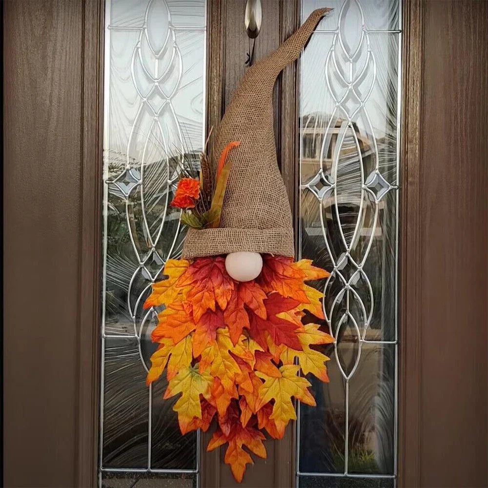 Ahorn-Zwerg-Türhänger – Einladende Herbstliche Dekoration 0