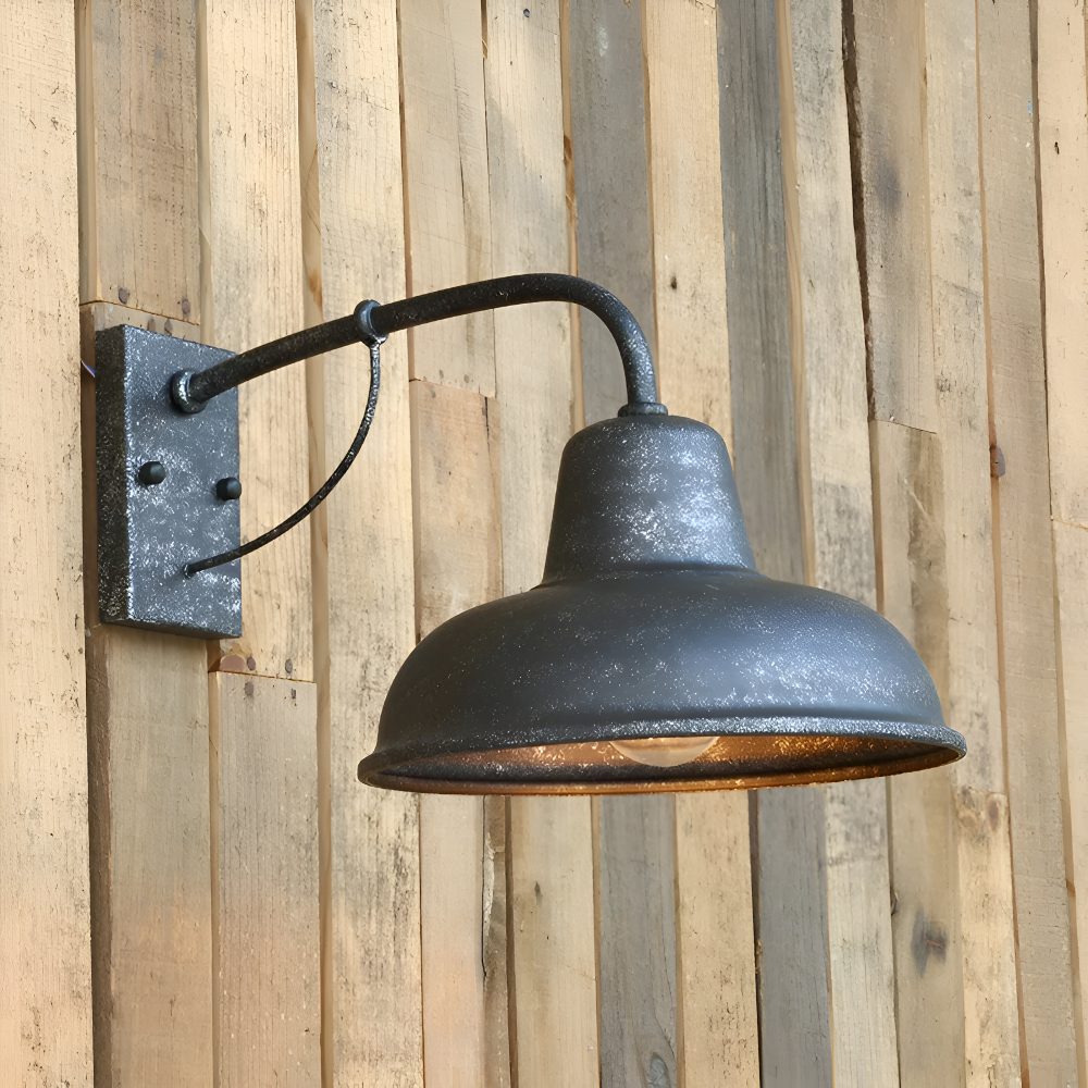 Aisle Eisen Wandleuchte Vintage – Rustikales Licht Für Stilvolle Außenbereiche 1